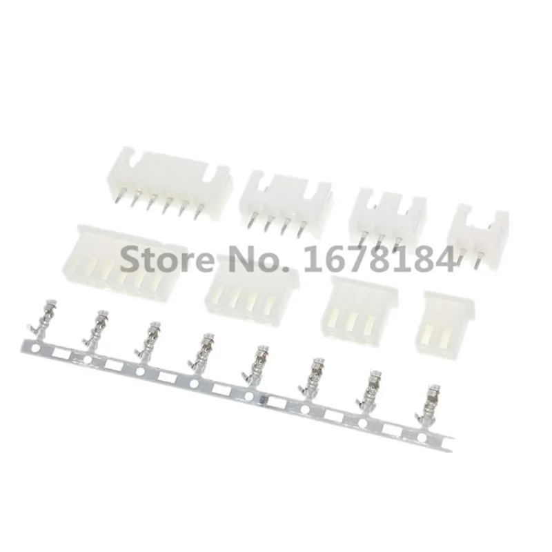 10 компл./лот XH2.54 2P 3P 4P 5P 6P 7P 8PConnector 2 54 мм Штекерный разъем + Корпус клемма для PCB Car |