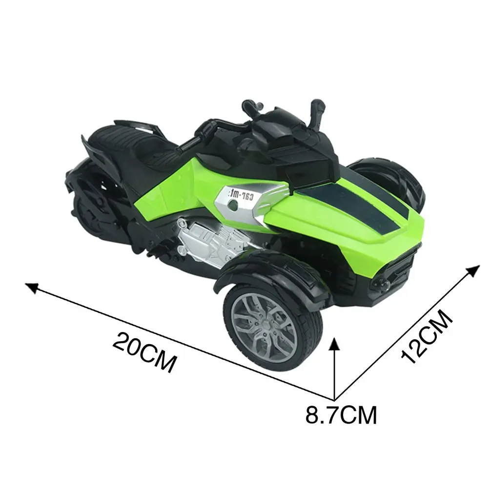 1/14 4CH инфракрасный пульт дистанционного управления RC автомобиль высокоскоростной гоночный 3 колесный ATV готовый к запуску мотоцикл трехколесный автомобиль игрушка