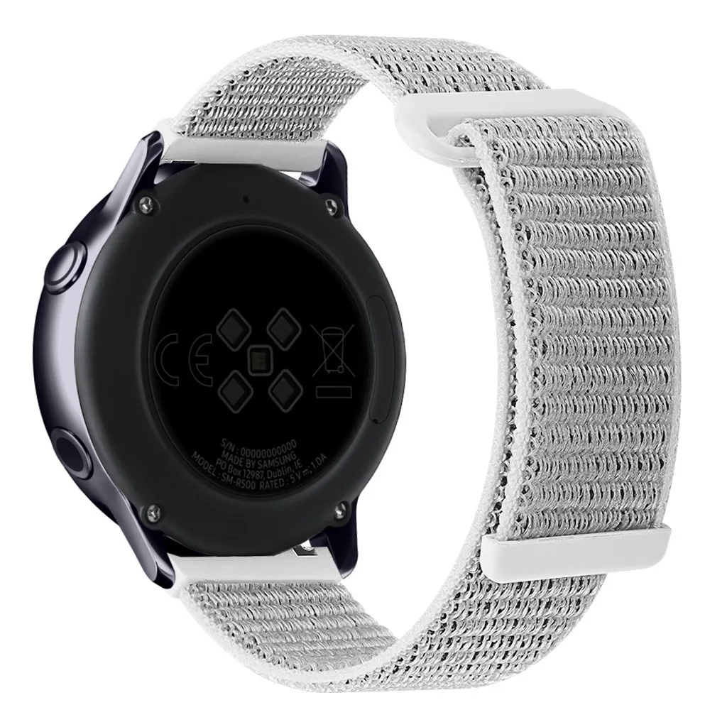 Нейлоновый ремешок для samsung Active 2 Watch 44 мм, ремешок для умных часов, сменный ремешок для мужских Т-часов, ремешок для спортивных часов, браслет для женщин и мужчин, 19 октября