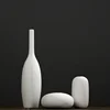 Northern European-Style White Ceramic Vase Set, Modern Minimalist Flower Container, Living Room Decoration, Home Decoration 6