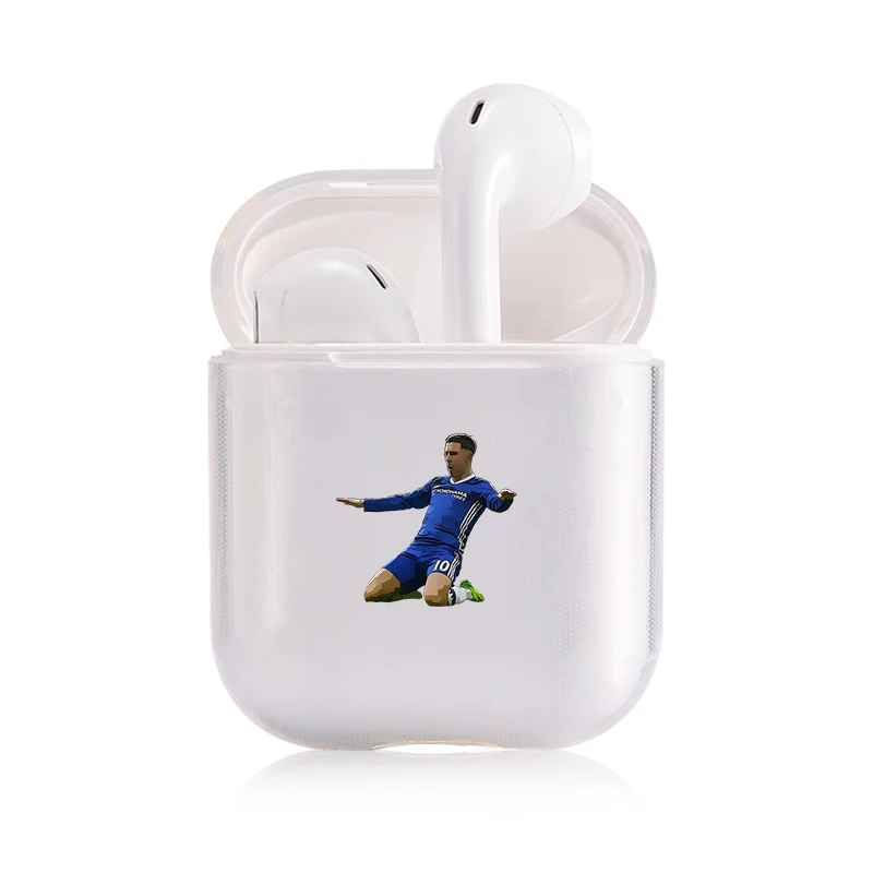 Знаменитый бренд баскетбольных Athlete наушники чехол для Apple airpods чехол игрок NBA Bluetooth Pop Air стручки чехол прозрачный жесткий чехол из пластика с изображением крышка - Цвет: I200239