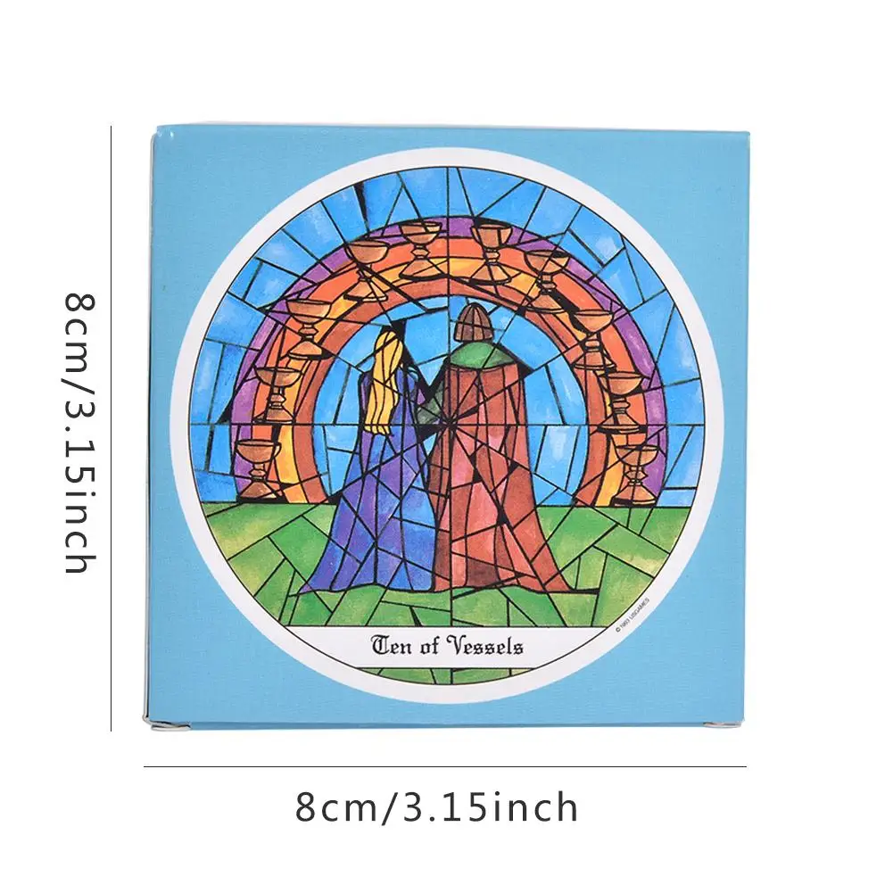78 Pcs Cards Tarot Of The Cloisters Cards Board Game 1993 Round Card Playing Card Deck Games Entertainment For Family Party Gift 78 Pcs Cards Tarot Of The Cloisters Cards Board Game 1993 Round Card Playing Card Deck Games Entertainment For Family Party Gift