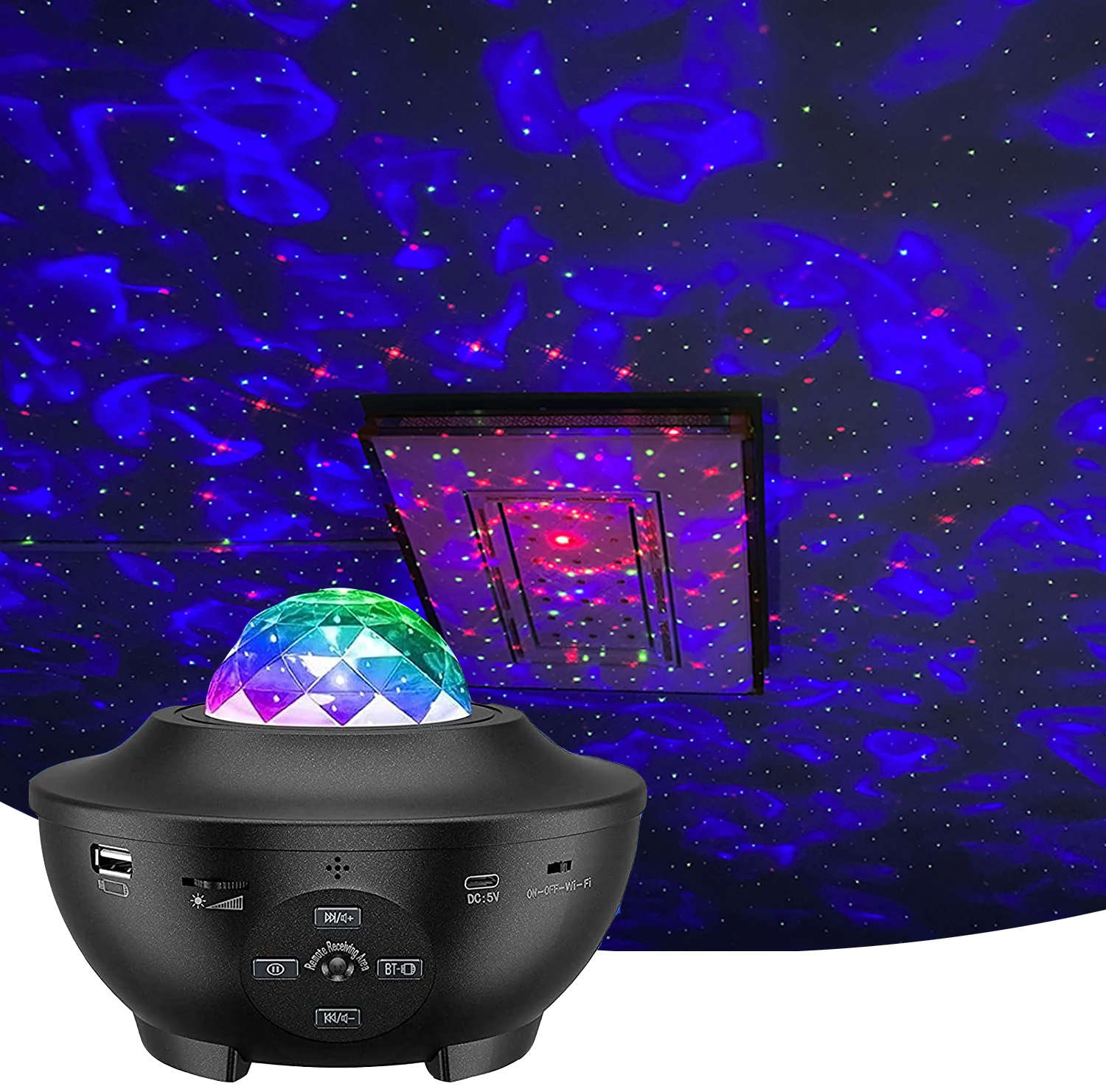 Star Light Projector, Kismee Led Nebula Projector With Galaxy Starry