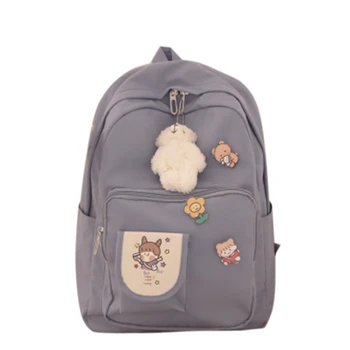 

NEW-Schoolbag Female Korean High School Student Harajuku Small Fresh and Cute Girl Backpack Sen Series Backpack