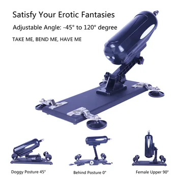 FREDORCH Sex Machine Gun with Big Dildo, Automatic Thrusting Machines for women, Retractable 8 Accessories Vibrator Masturbation 5