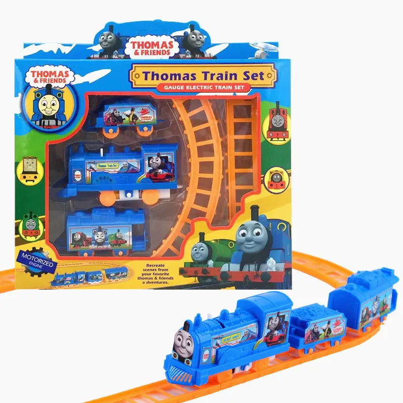 Электрическая пластиковая головка поезда Thomas and friends детские игрушки с двумя