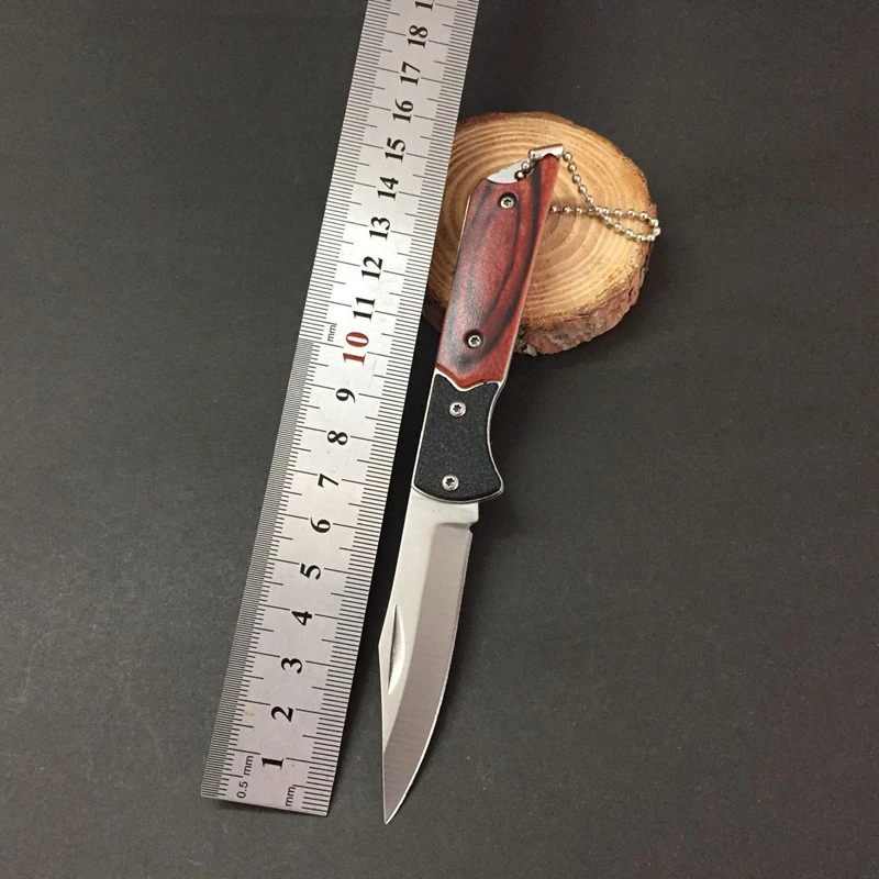 Mini Outdoor Folding Steel Knife Multifunctional Blade Fruit & Camping Knife Sharp Folding Knife Self-defense Pocket Knife