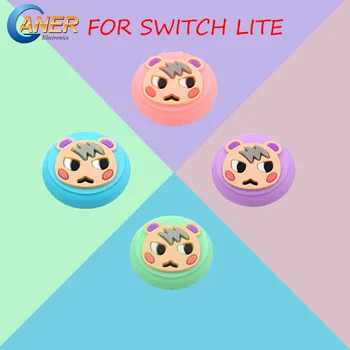 

100pcs For Nintend Switch /Switch Lite Thumstick Grip Cute Silicone Analog Caps Protective Button Cover Case For Switch Joycon