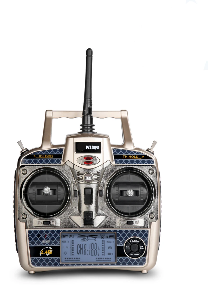 Парктен WLtoys V950 2,4G 6CH 3D/6G система свободно переключается высокая эффективность бесщеточный двигатель RTF RC вертолет более сильный сопротивление ветра