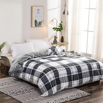 

Quality Duvet Cover Cotton/Flannel Winter Warm Duvet Cover Soft Comforter Cover 1 Pcs King Full Twin Queen Size Quilt Cover