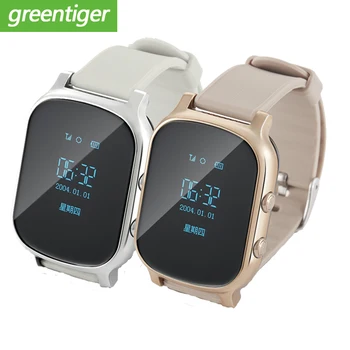

T58 Smart GPS WIFI Tracker Locator Anti-Lost Watch for Kid Elder OLED Screen Children Student Smartwatch with SOS Remote Monitor