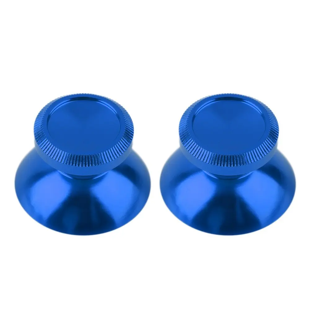 

2pcs Universal 3D Thumbstick Cap Aluminum Alloy Metallic Metal Analogue Analog Joystick Stick Module For PS4 Xbox One Controller