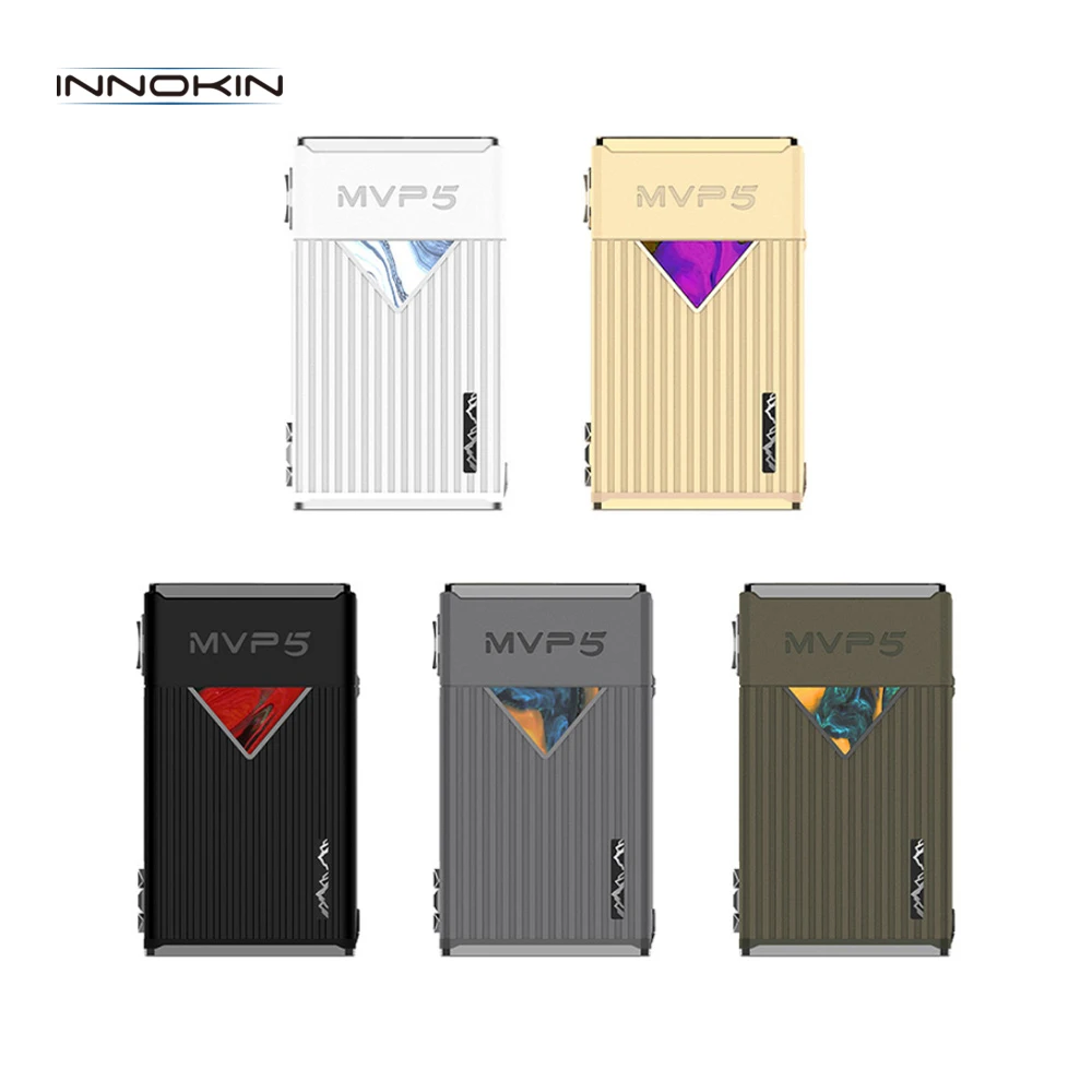 

Newest Innokin MVP5 box mod 120w output 5200mAh battery vape mod OLED screen vaporizer fit MVP5 Ajax Tank E-Cigarette Power Bank