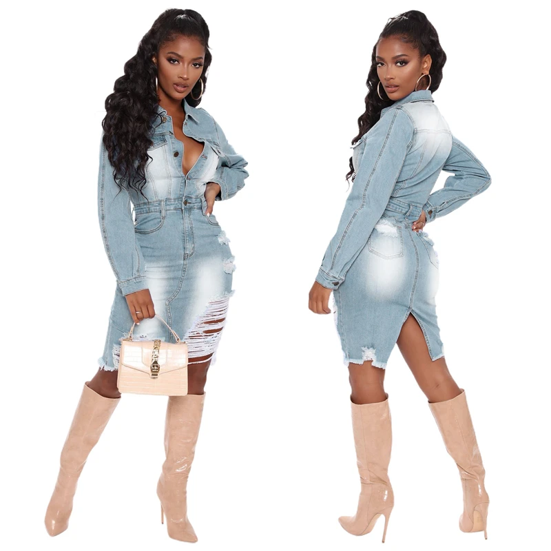 Denim Dress|Dresses| - AliExpress