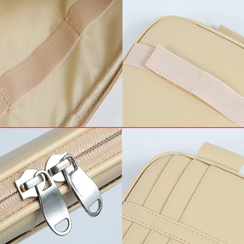 Sun Visor Organizer Auto Sun Visor Organizer Storage Box Sunglasses Clip Stowing Tidying Bag Bill Pen Card Holder CD DVD Organizer With Zipper