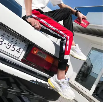 

2019 Men Pants Hip Hop Harem Joggers Pants Male Trousers Mens Joggers Solid Pants Sweatpants Large Size
