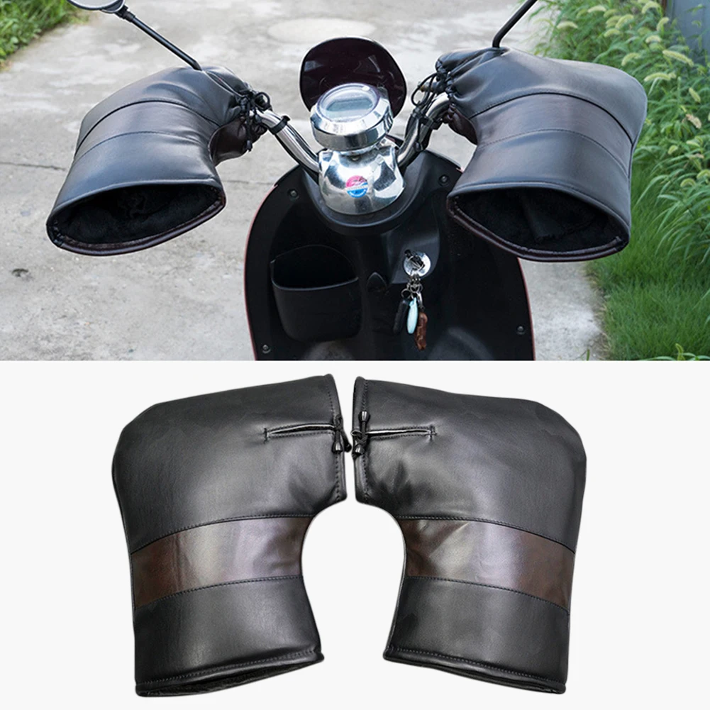 Motorcycle Motorbike Waterproof Scooter Gloves Handlebar Grip Muffs Hand Warmer