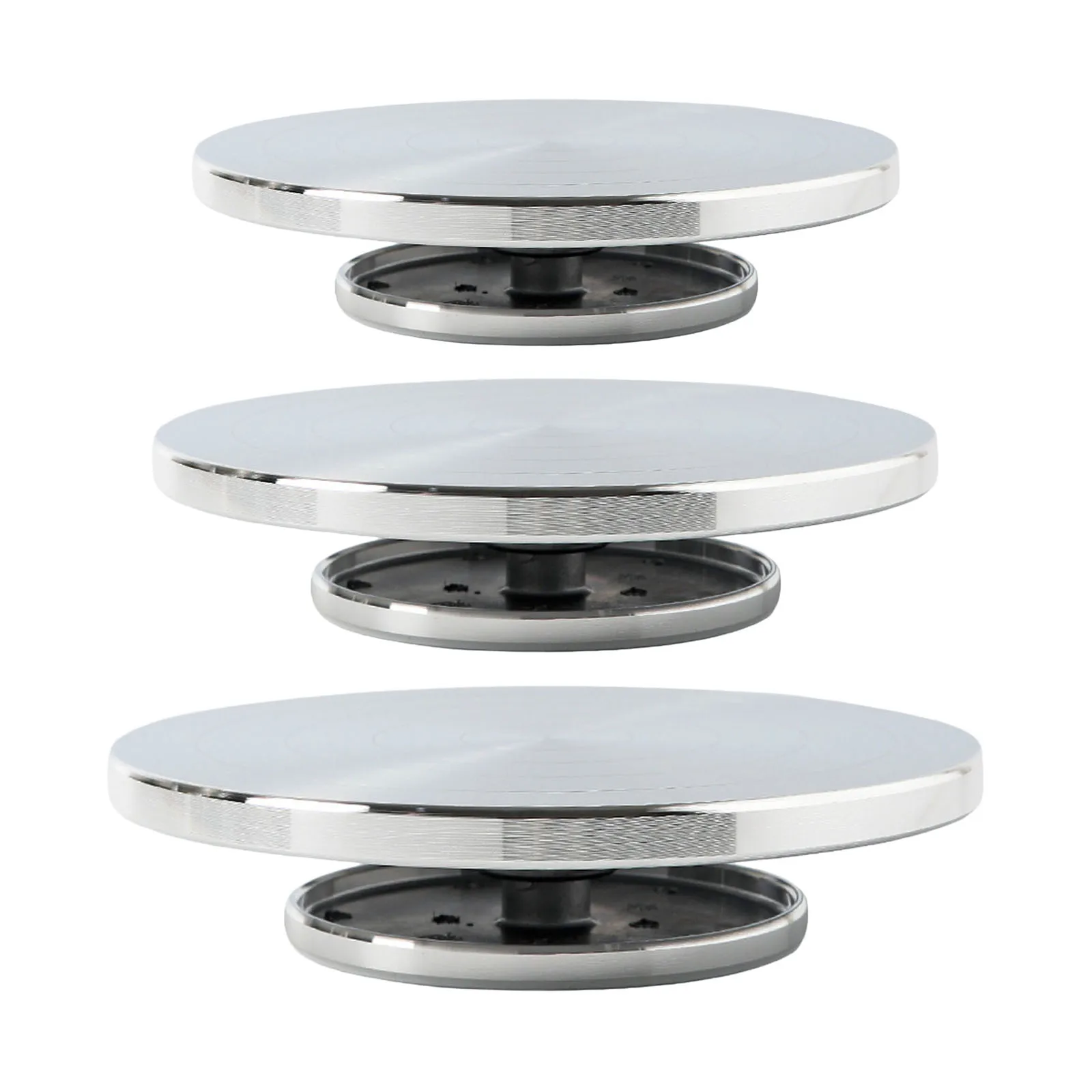 Pottery Wheel Ceramic Tools Double-Sided Aluminum Turntable For Pottery Forming