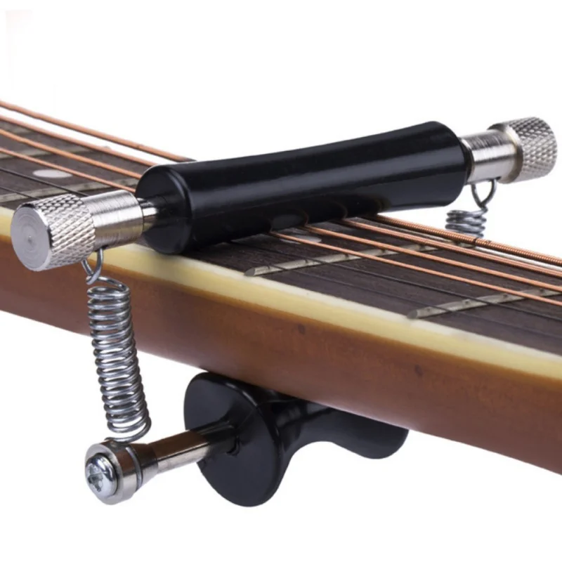 

Rolling Guitar Capo Easy Sliding Up & Down Metal Rolling Guitar Capo for Folk Classic Acoustic Guitars