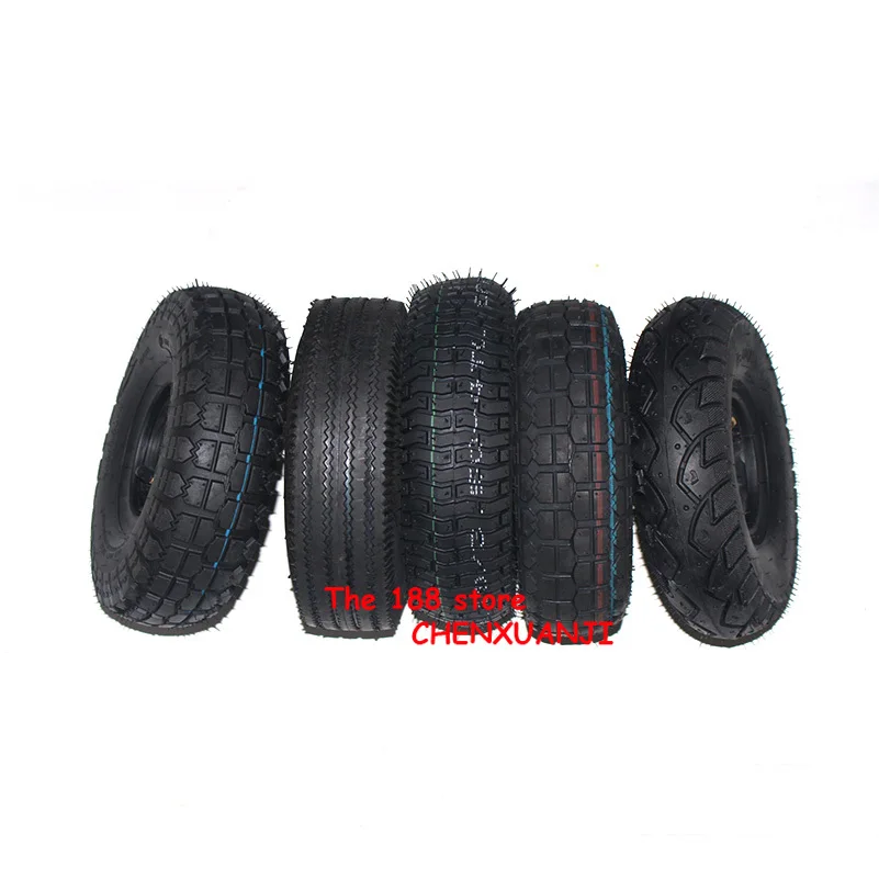 5 типов шин 4,10/3,50-4 410/350-4 ATV Quad Go Kart 47cc 49cc массивный 4,10-4 камера шины подходят для всех моделей 4,10/3,50-4