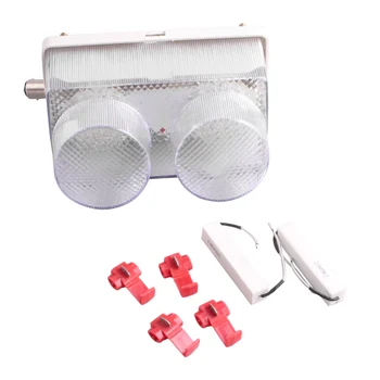 

LED Motorcycle Rear Tail Brake Light Clear Turn Signal Lights Integrated For Yamaha YZF-R1 YZF R1 1998 1999