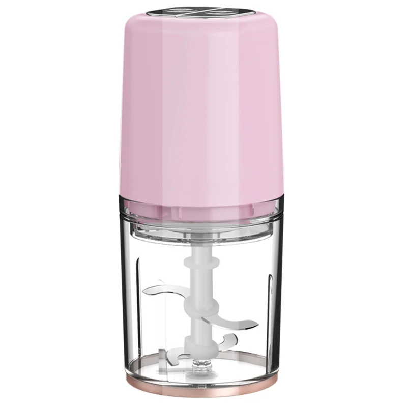 Portable Personal Blender Mixer Food Processor with Chopper Bowl 600Ml Juicer Bottle Meat Grinder Baby Food Maker EU Plug
