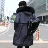 Fashion Winter Jacket Men Hooded Thicken Warm Parka Long Coat Casual Loose Mens Overcoat Cotton Padded Jacket Plus Size M-5XL ► Photo 3/6