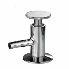 10 мм шлангов OD 304 из нержавеющей стали санитарный клапан отбора проб 50,5 мм 25,4 мм внешний диаметр обоймы подходит 1/" 1,5" Tri Clamp