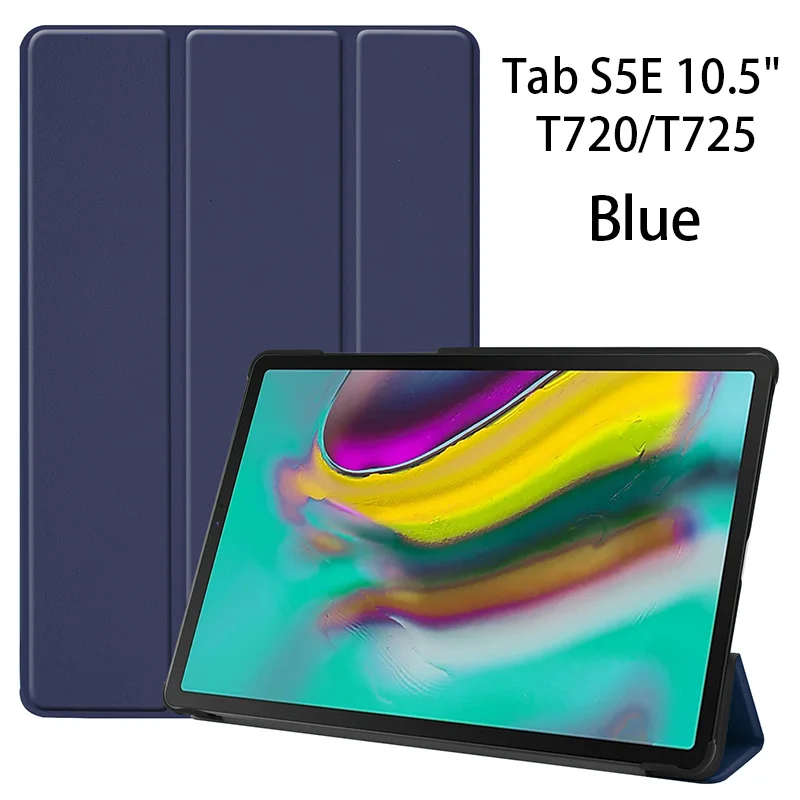 Чехол для планшета для Samsung Galaxy tab S5E SM-T720 SM-T725 выпуск Galaxy tab S5E 10," чехол для планшета - Цвет: Blue