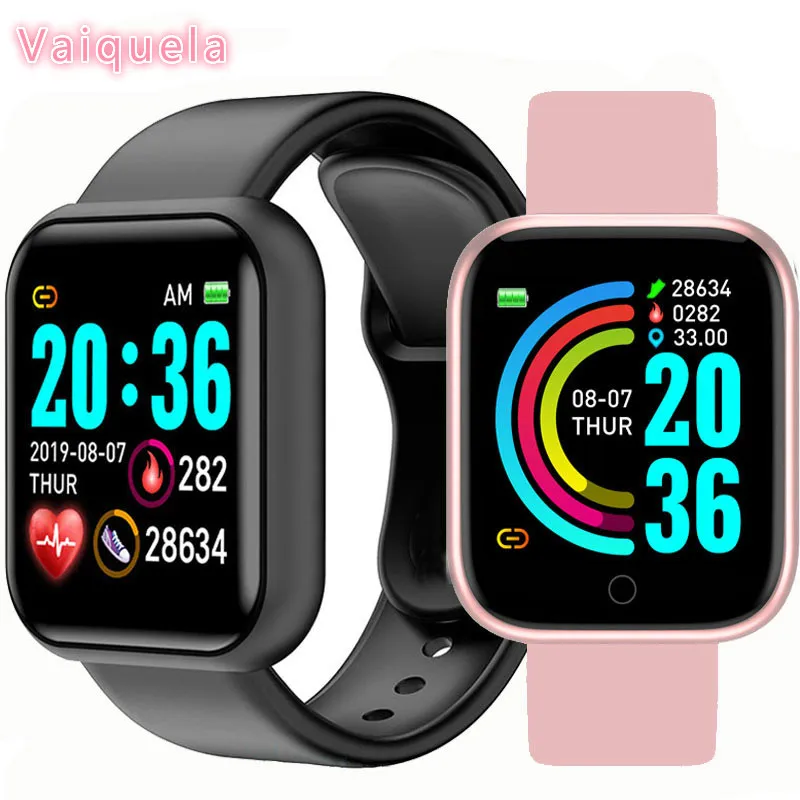 

LED Color Smart Watch Waterproof Bluetooth Blood Pressure Fitness Tracker Heart Rate Monitor Smartwatch For Apple IOS Android