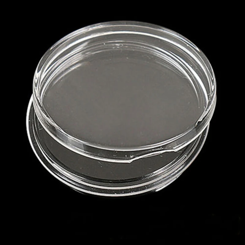 10 Pcs Plastic Clear Round Capsule Box Collection Holder Case Storage for 40mm Coins Clear Round Display Cases Coin Holders Boxe