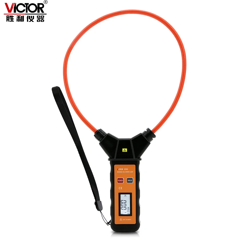 

Flexible coil high current leakage current clamp meter VC690 high current clamp meter AC 9999A