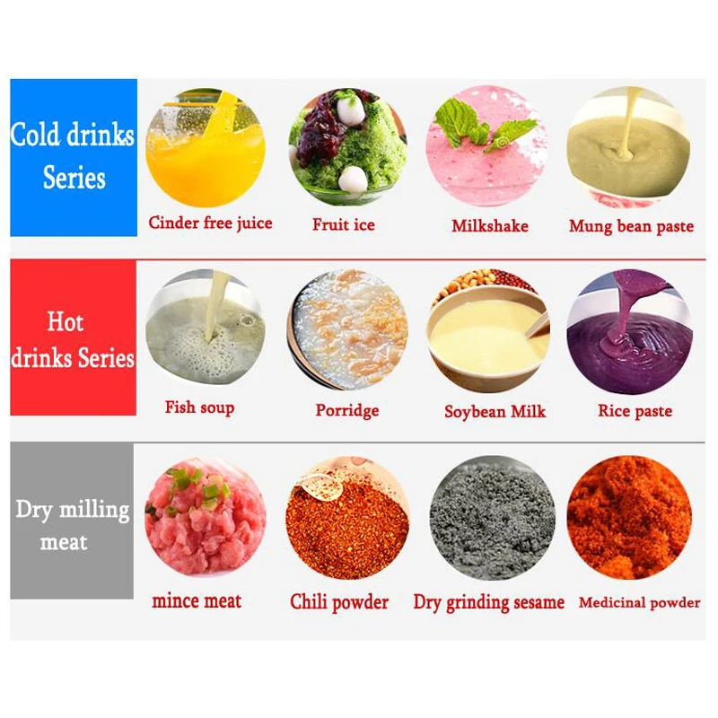 Crusher Juicer Food Processor Fully Automatic Home Use Heating Soy Milk Baby Food Supplement Blender Reservation Touch Screen