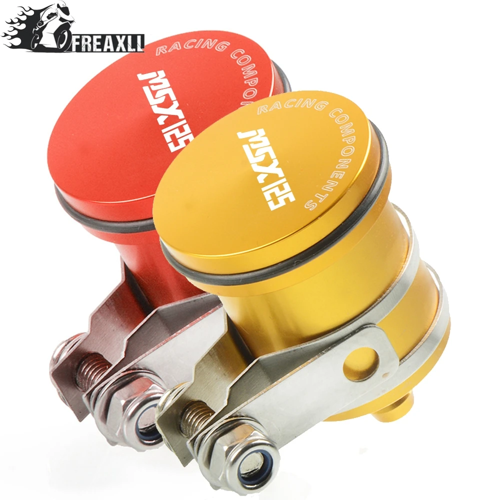 

For Honda MSX125 MSX 125 2014 2015 2016 2017 2018 2019 Motorcycle Brake Fluid Reservoir Clutch Tank Oil Fluid Cup Cover