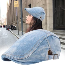 Уличные мужские моющиеся хлопковые шапки для вождения, повседневный однотонный берет, модный износостойкий подарок, плоская Регулируемая Кепка