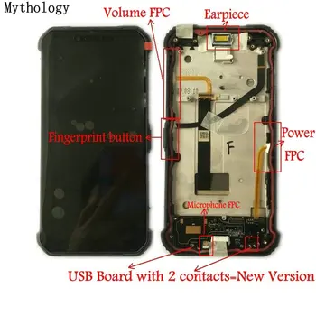 

For Blackview BV9600 LCD Display Screen Fingerprint Sensor Button Earpiece Micophone Power FPC USB Board Charger For BV9600 pro