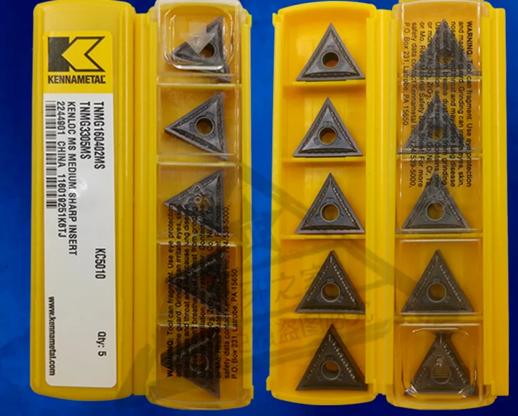 10 шт. KENNAMETAL твердосплавная вставка TNMG160402MS KC5010