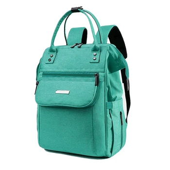 

Large capacity multifunctional dry and wet separation fashion diaper bag baby stroller mom backpack solid color mom travel backp