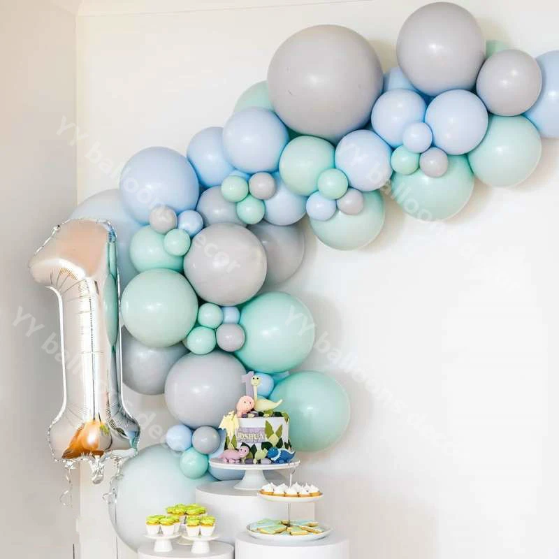 tiffany blue balloon garland