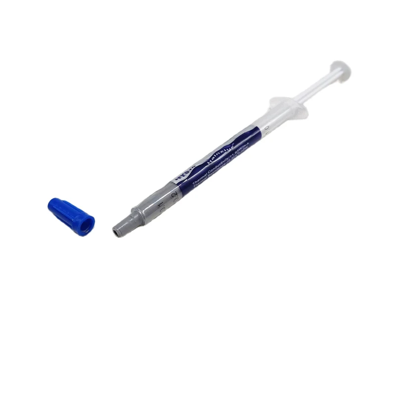 Popular Cor Cinza Graxa Térmica Silicone Processador Pasta de Resfriamento Pasta Térmica 1g 50 Peças Lote - Imagem 3