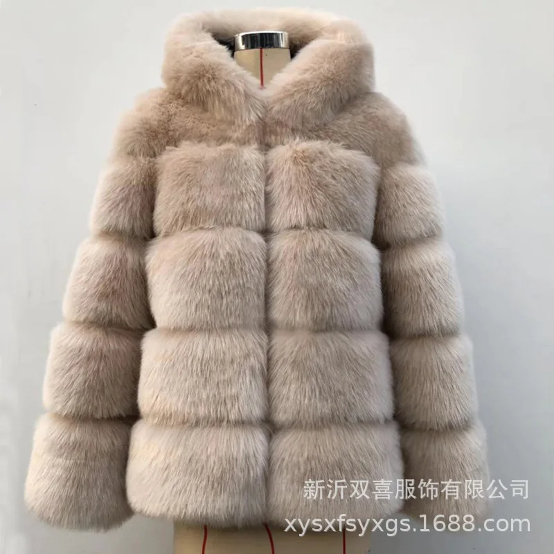 Оптовая продажа с фабрики новая зимняя шапка из искусственного меха женская шуба