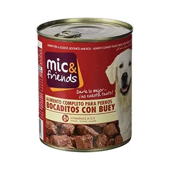 

Mic&Friends - Alimento Completo para Perros con Buey En Salsa - 820 g
