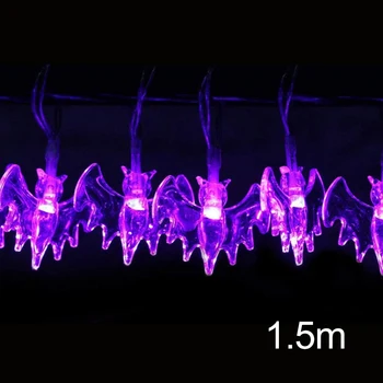 

Party Wire Seasonal Lighting Outdoor Garden Halloween Lights Horror Home Decor Led Holiday Battery Operated Wall Hanging Indoor