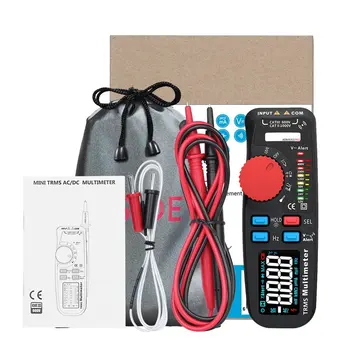 

6000 Counts TRMS Professional Dual Mode Digital Multimeter Tester Mini Voltage Current Resistance Frequency Meter ADM92CL PRO