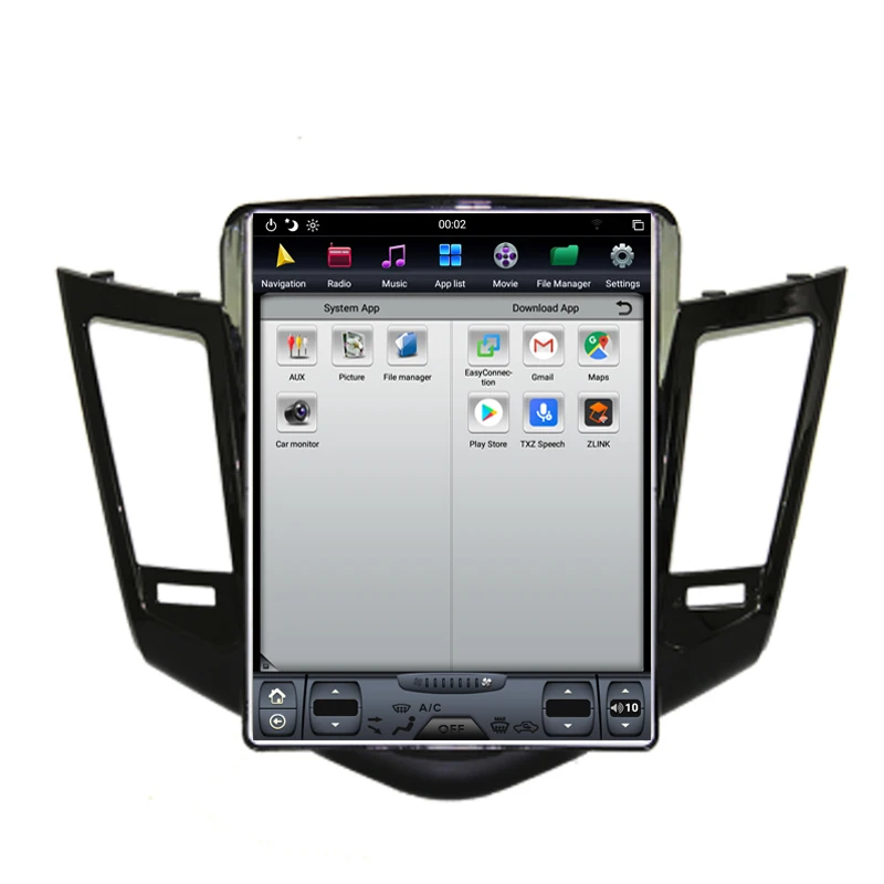 Top NAVITOPIA 10.4inch 4G+64GB Tesla Style Vertical Screen Android 8.1 Car DVD GPS Navigation for Chevrolet Cruze 2008-2015 12