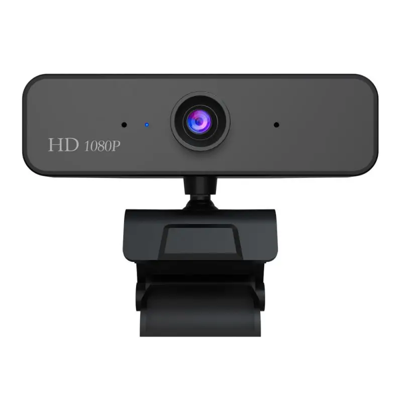Веб-камера HD 1080P S2, встроенный микрофон CMOS, Высококачественная веб-камера для видеозвонок, для ПК, ноутбука - Цвет: Черный