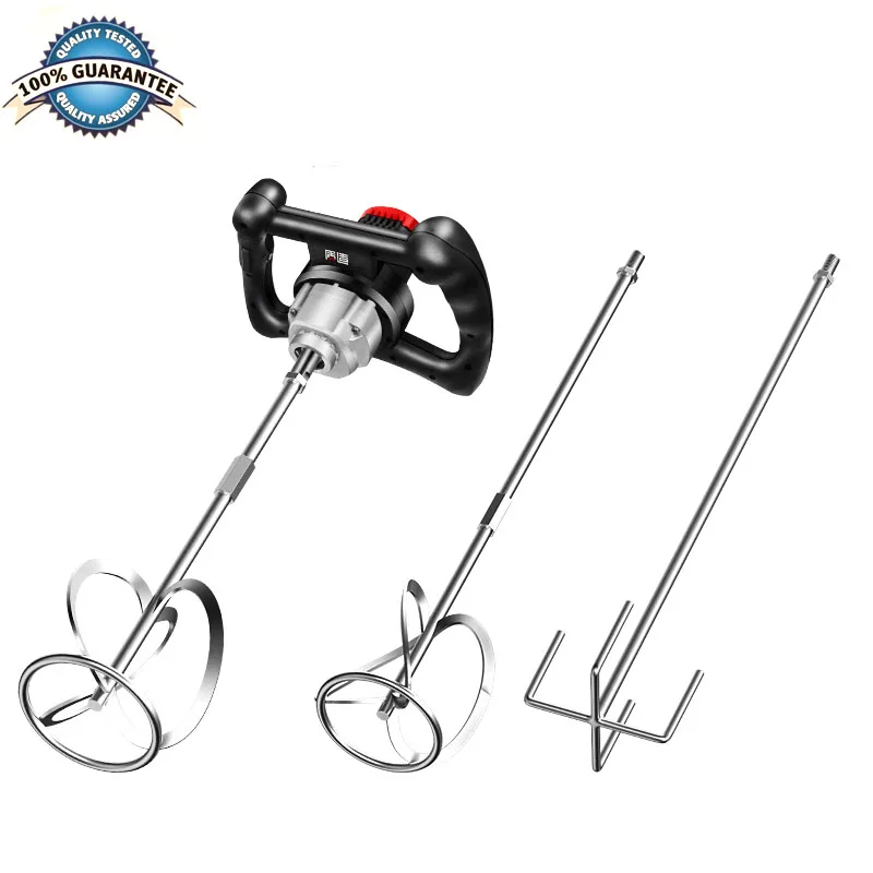 1800W Portable Electric Concrete Cement Plaster Grout Paint Thinset Mortar Paddle Mixer Pro Drill Mixer Stirring Tool Adjustable 7 Speed Handheld Standard 110V 1800W Blue 1800W Portable Electric Concrete Cement Plaster Grout Paint Thinset Mortar Paddle Mixer Pro Drill Mixer Stirring Tool Adjustable 7 Speed Handheld Standard 110V 1800W Blue
