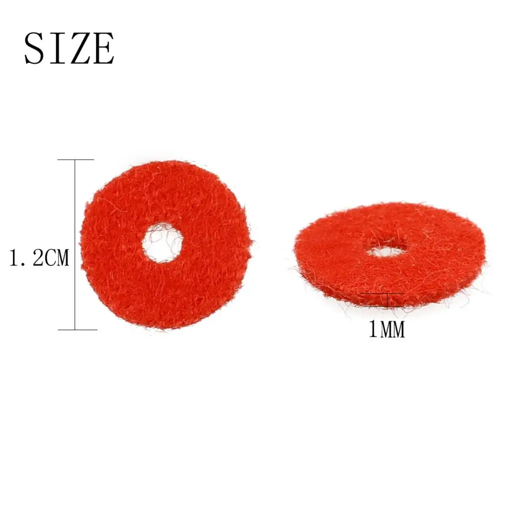 90 Pcs Piano Felt Keyboard Punchings Front & Balance Rail Accs For Pianist