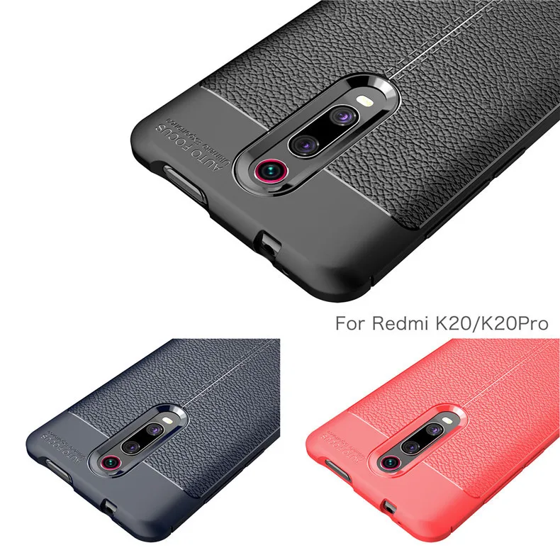Чехол для Xiaomi Redmi Note 8 Pro K20 полностью Мягкий силиконовый чехол из ТПУ с зернистой