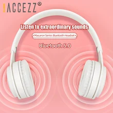  ACCEZZ 2020 Bluetooth Headphones Wireless Active Noise Cancelling Headphone 5 0 3D Bass Stereo Gaming Headset with Mic TF Card